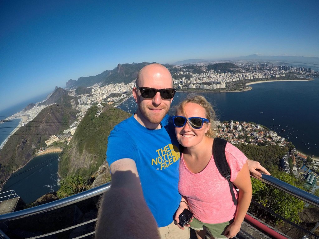 Photo of Doug and me on Sugarloaf mountain