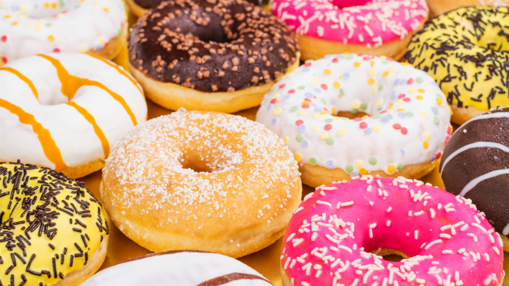 Delicious looking doughnuts, however terrible for the environment!