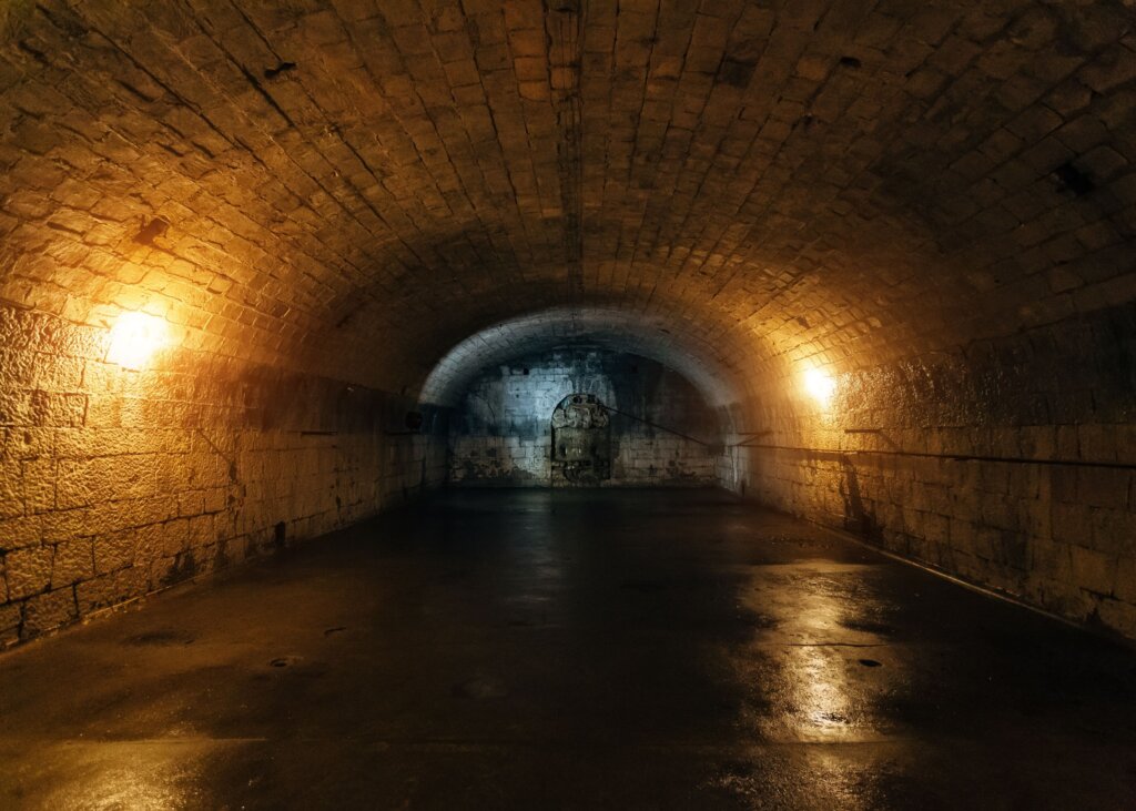 There is a whole other city under Edinburgh which was once inhabited underground