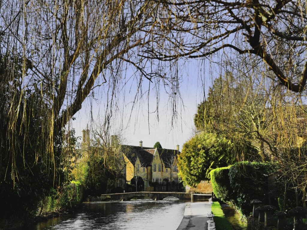 The Windrush running through Bourton on the water. 