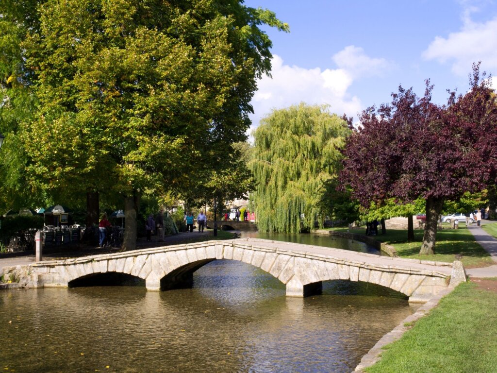 One of the 5 bridges in Bourton on the Water