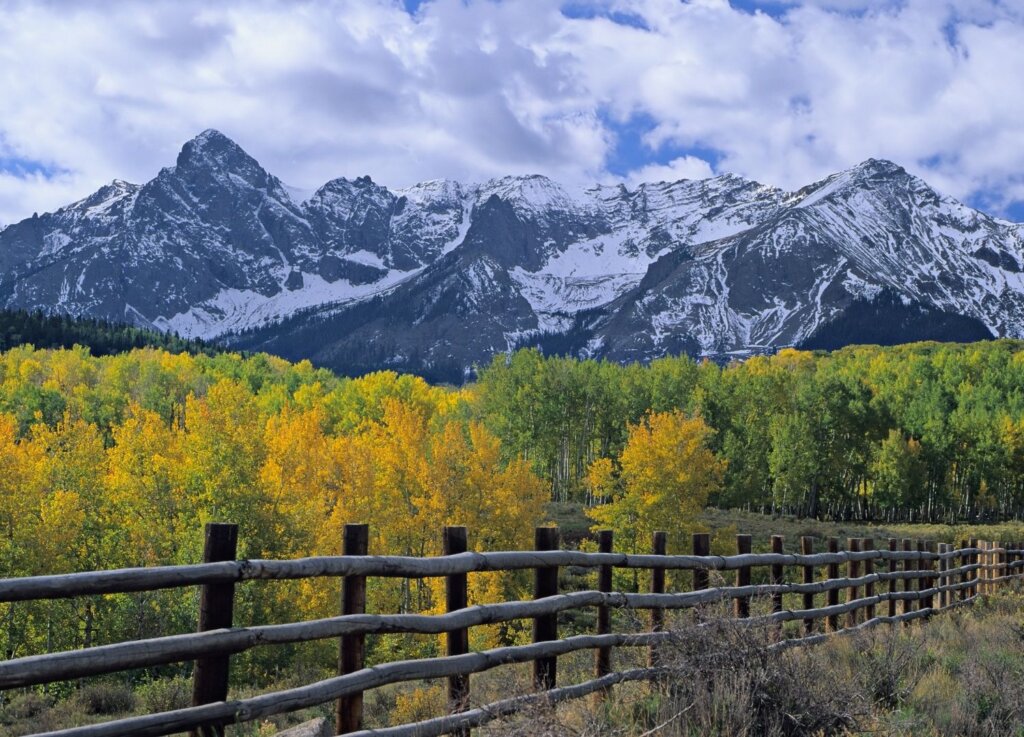 Beautiful mountain scenery of Colorado