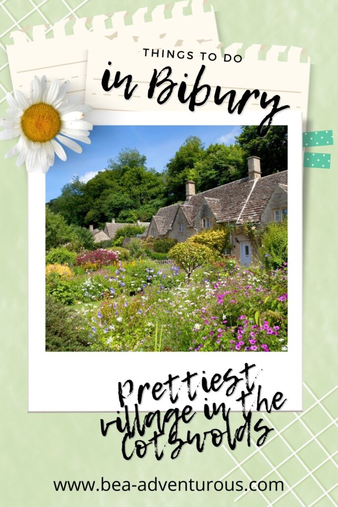 Pinterest pin for Top things to do in Bibury