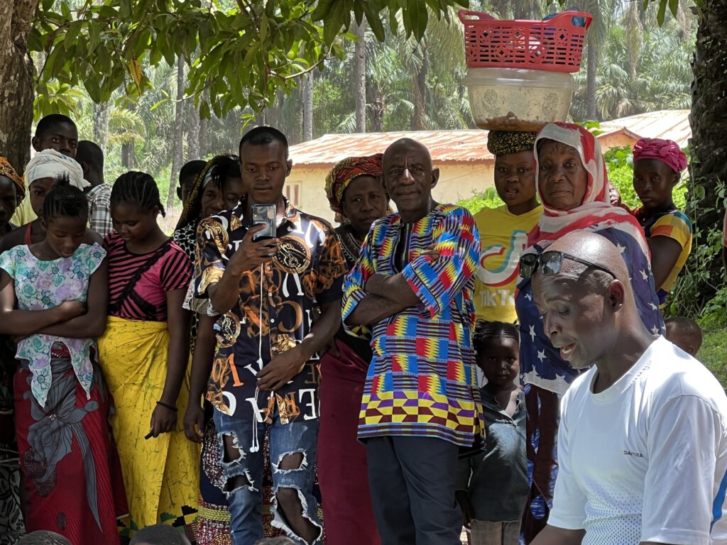 All the locals came down to the school to thank us for raising the funds so that their kids could go through education