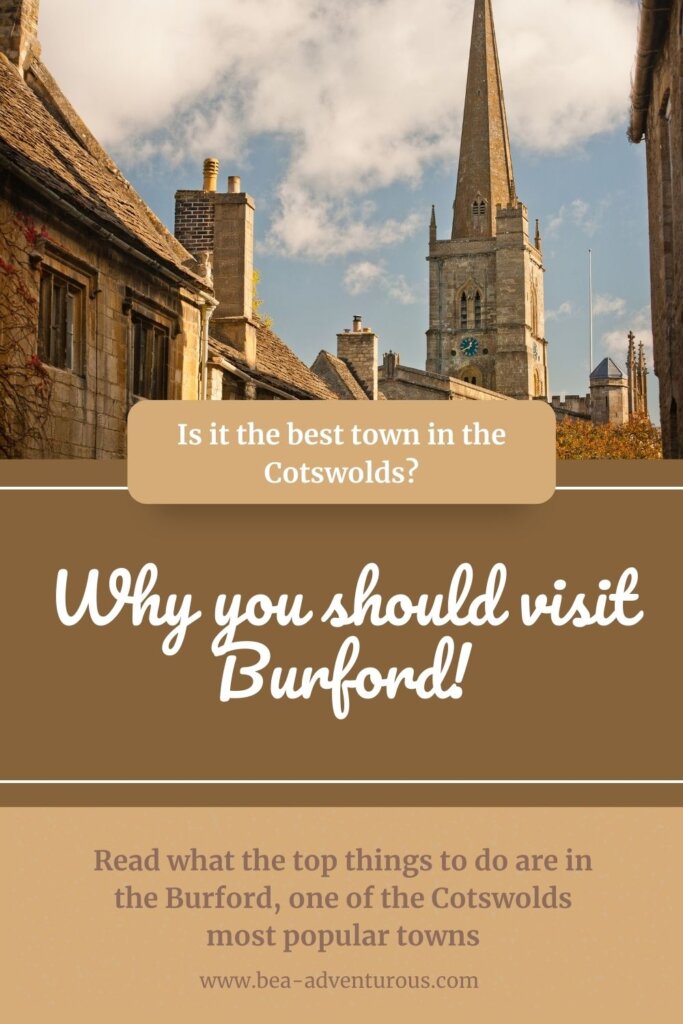 Pin for people to save the top things to do in Burford