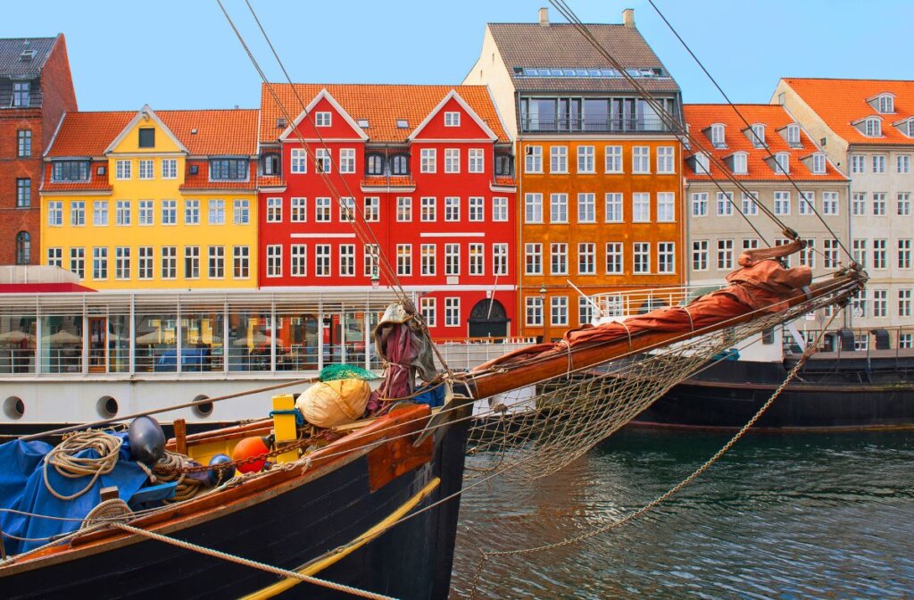 The beautiful Nyhavn harbour from a different perspective