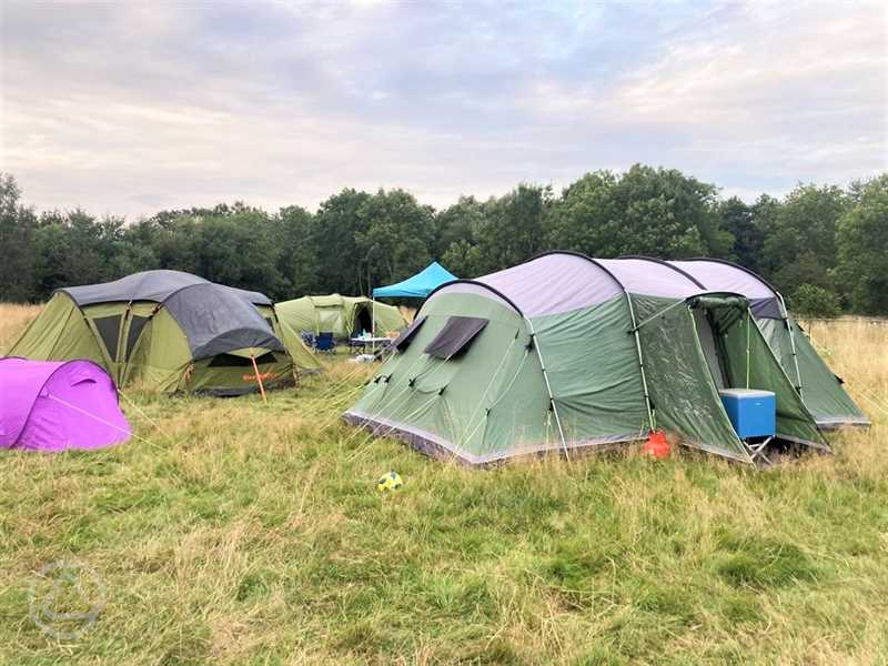 Camping at Woolford in the heart of the Cotswolds