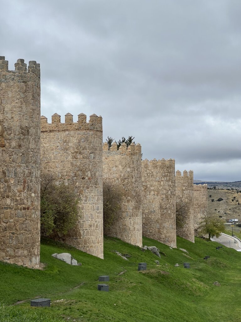 The impressive wall of Avila