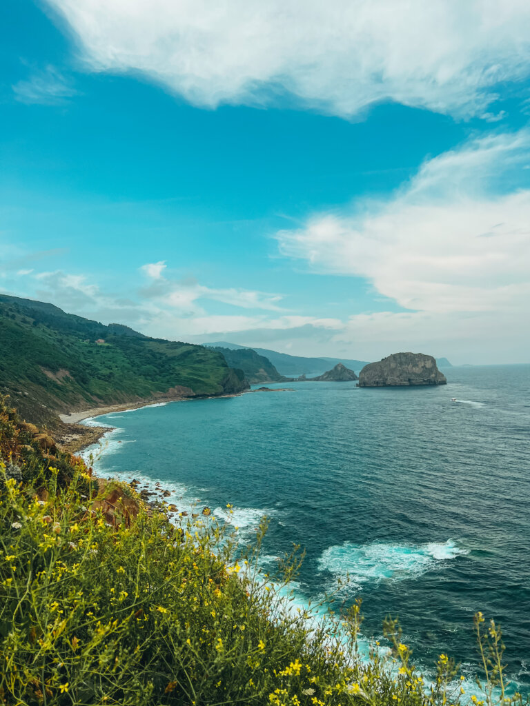 The beautiful Basque Country coastline