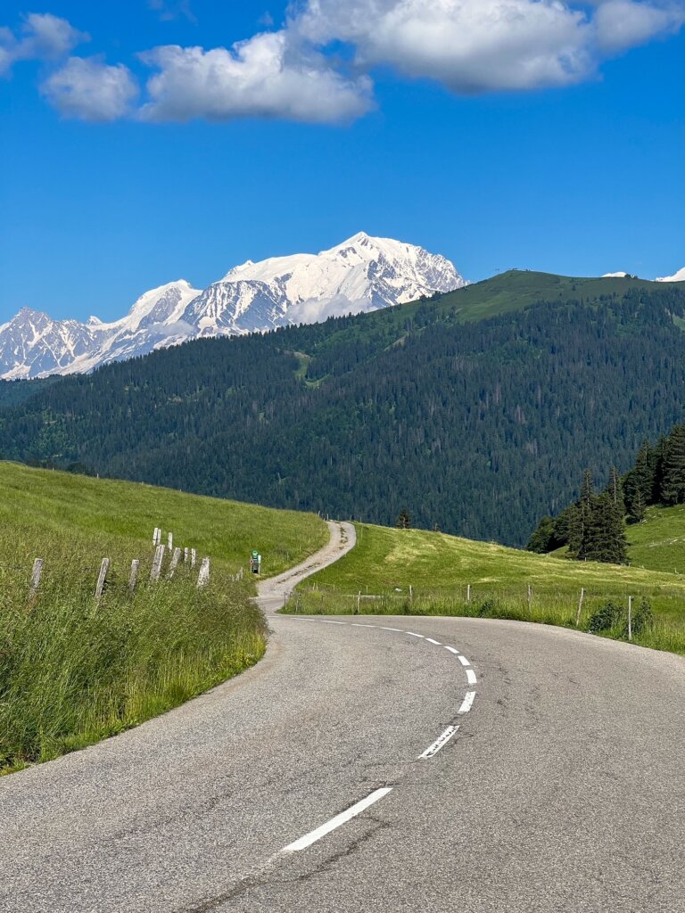 The road liading straight to Mont Blamc