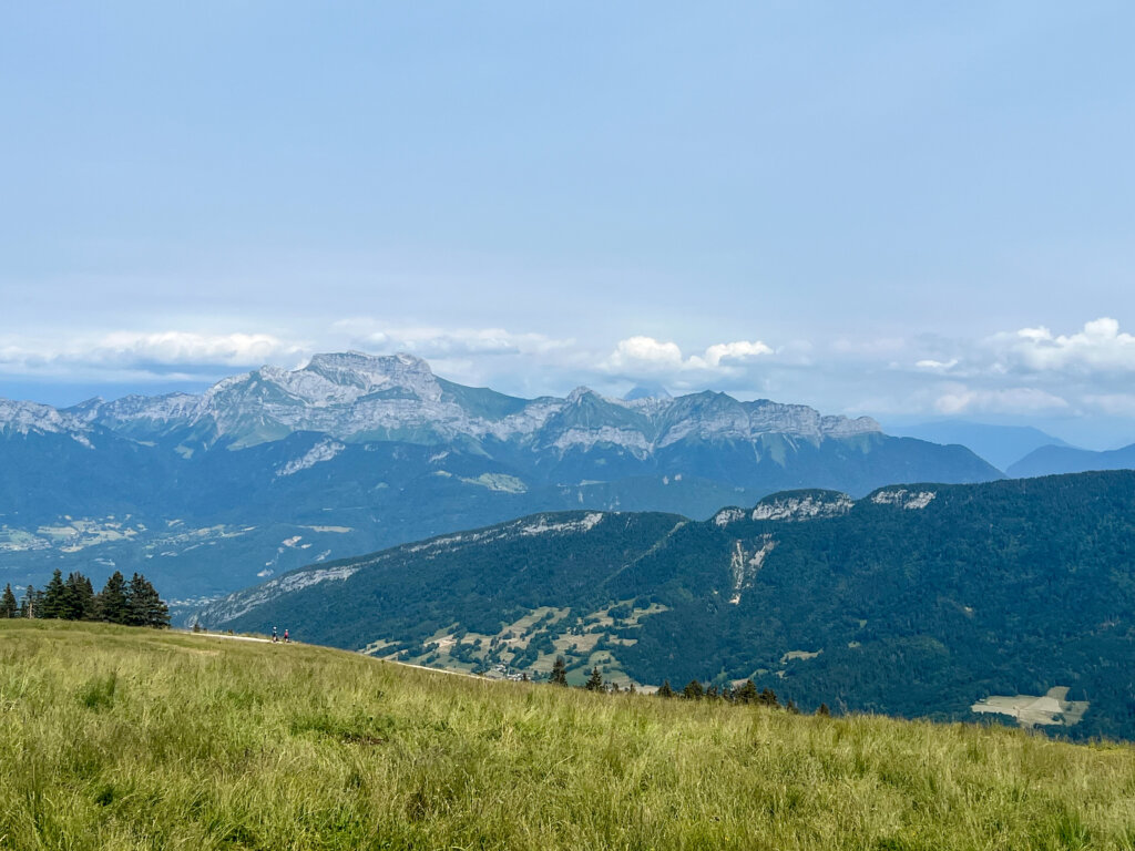 The views from Semnoz across the rest of the Annecy Mountains