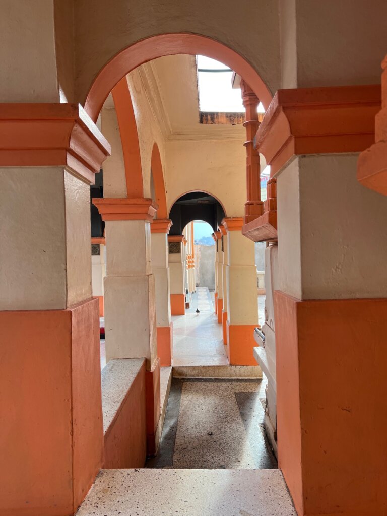 Inside Shree Sanatan Dharma Manda Hindu Temple