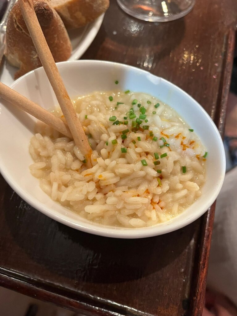 Mushroom risotto