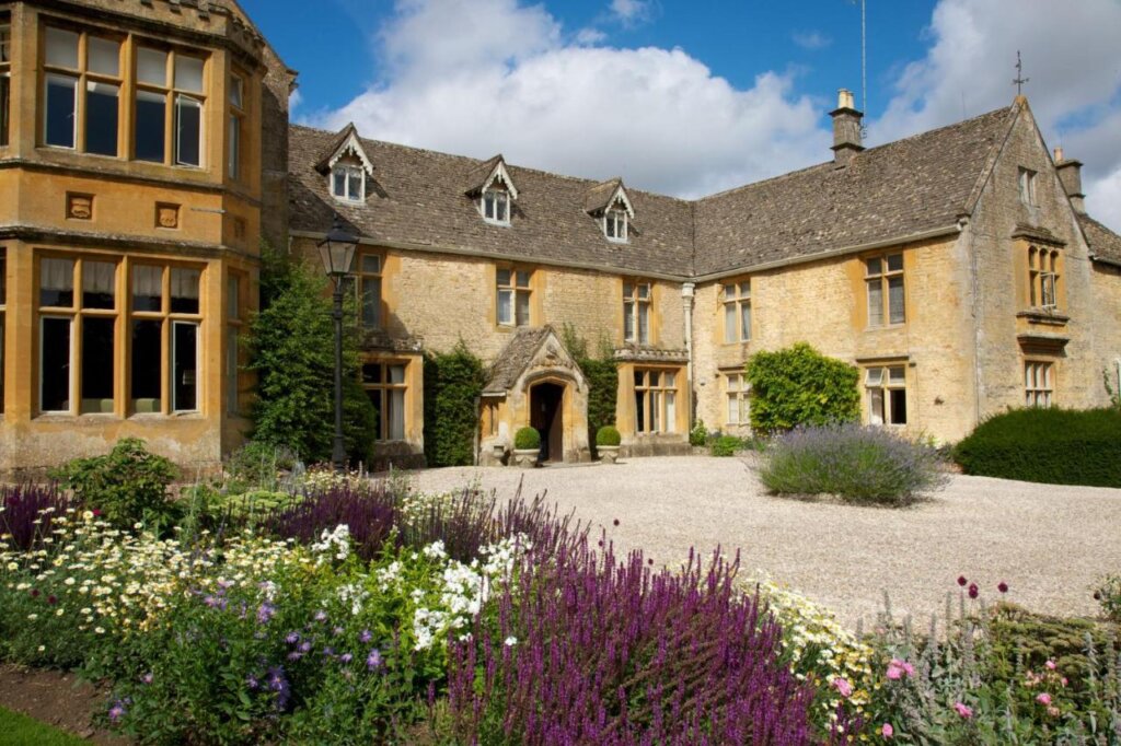 The impressive Lord of the Manor hotel in Upper Slaughter