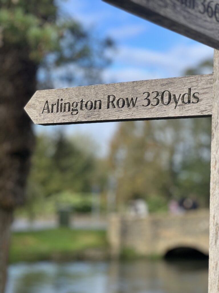 Arlington Row Footpath Sign