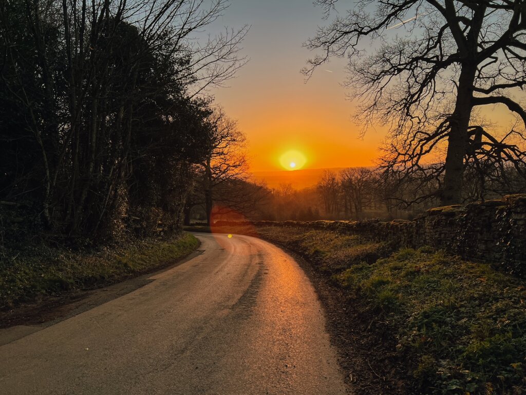 Sunrise in Moreton in Marsh