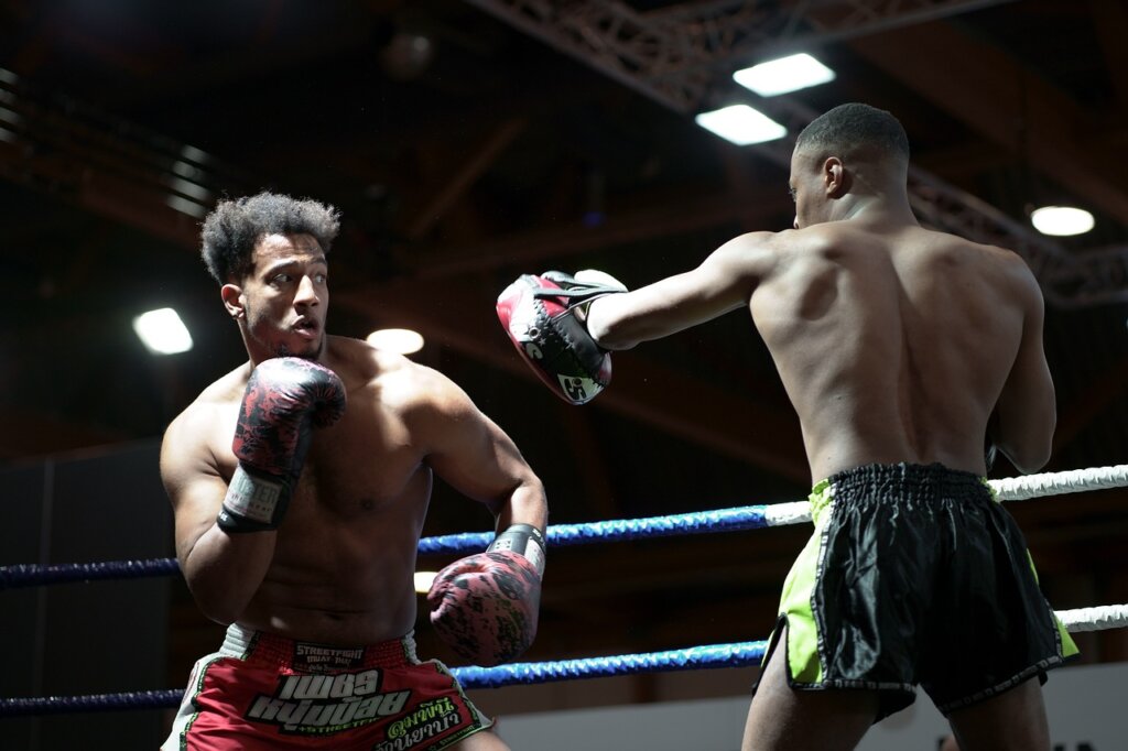 A boxing match