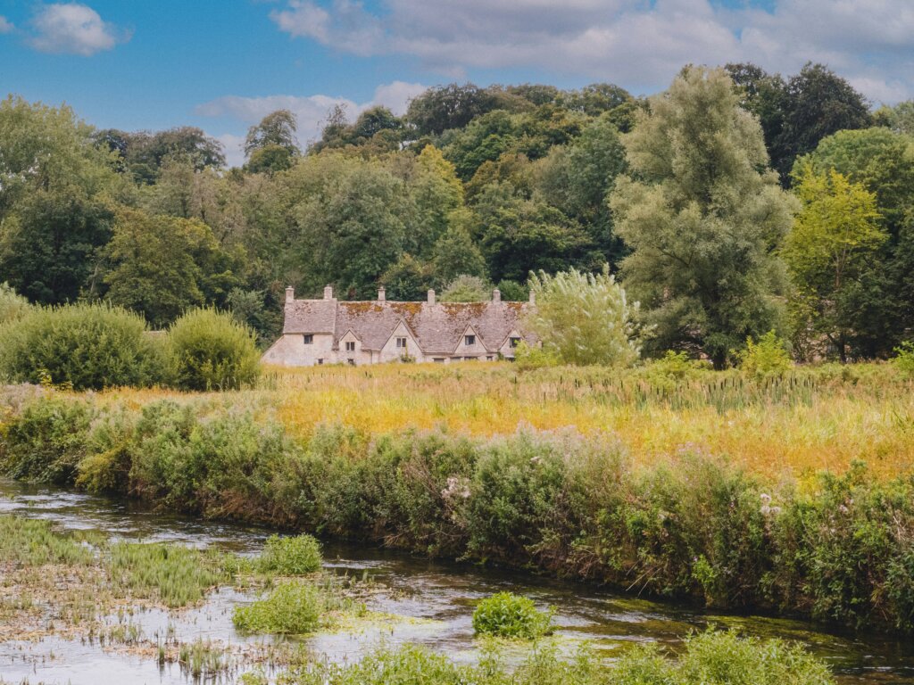 Arlington Row as seen from the distance. 