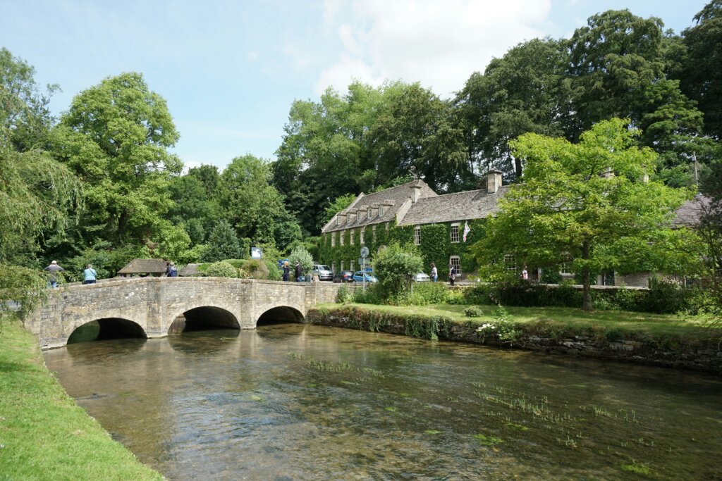 The main bridge in Bibury