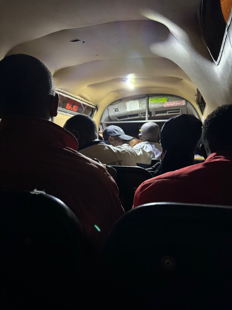 Dala dala in Arusha (mini bus)