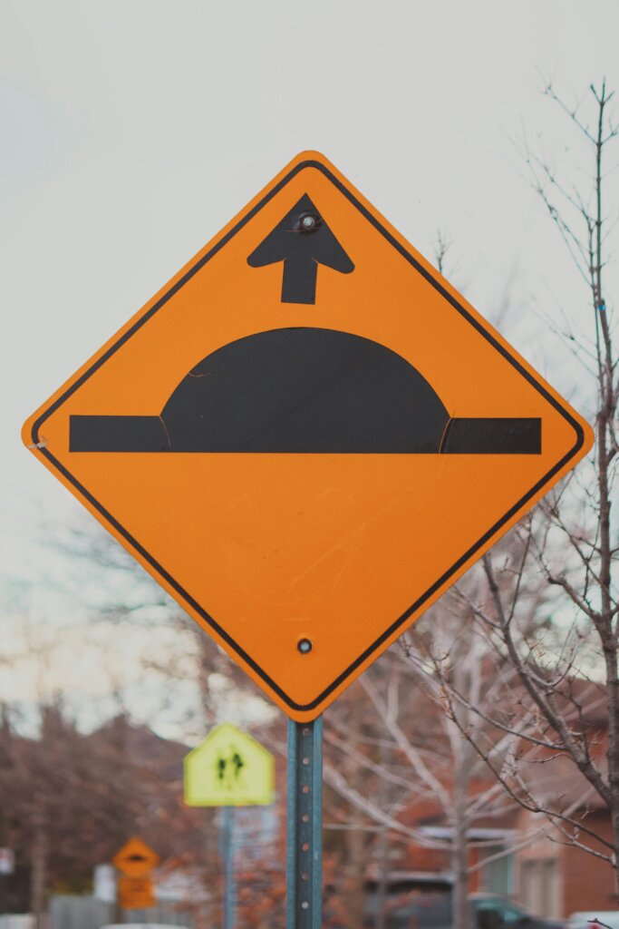 Speed bump in Toronto