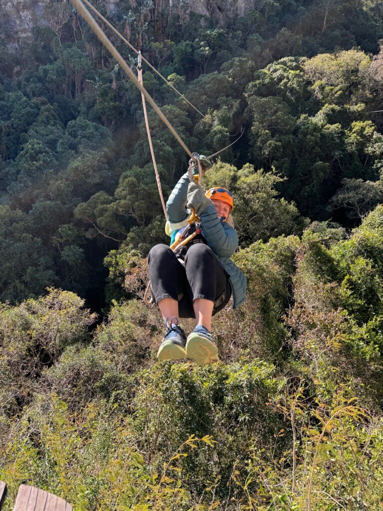 Zip lining in Eswatini