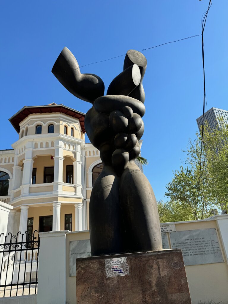 Sculpture in Tirana