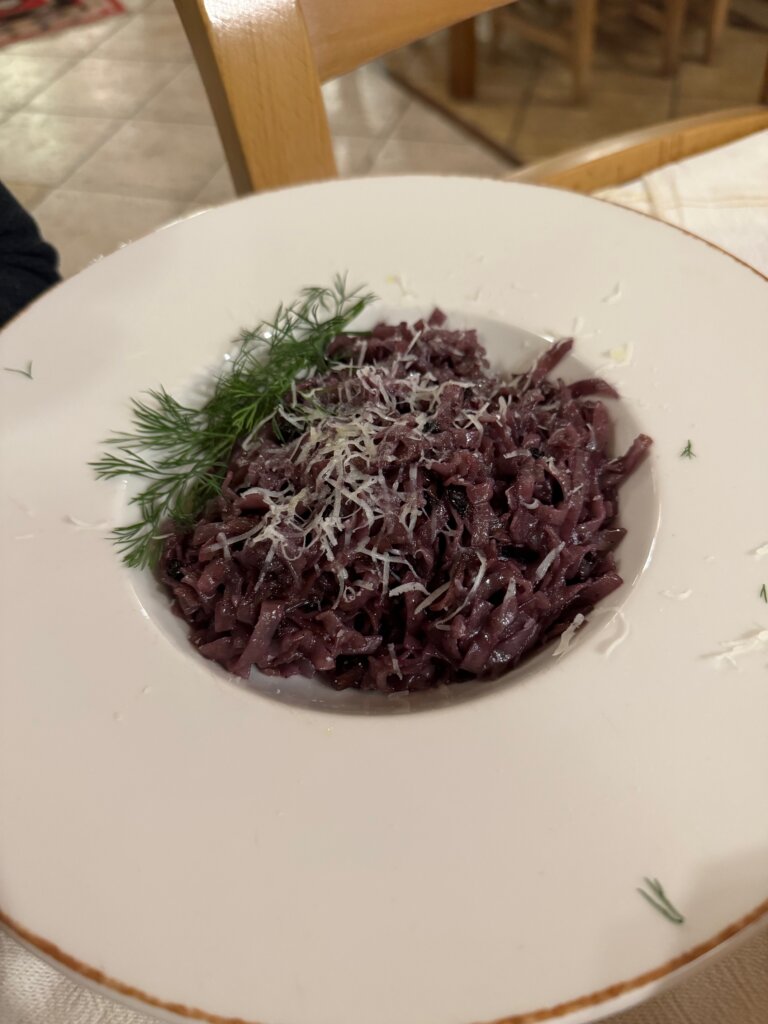 Is Tirana worth visiting? Tirana cuisine. Blueberry pasta