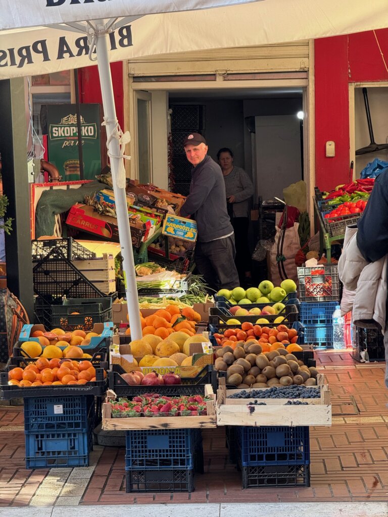 Tirana food market