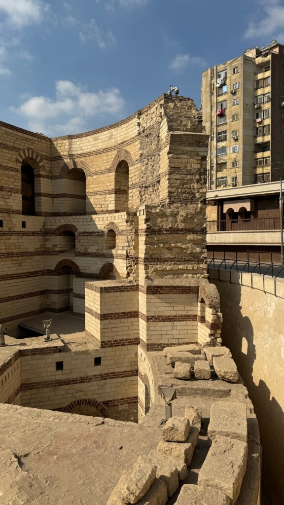 Roman remains in Coptic Cairo