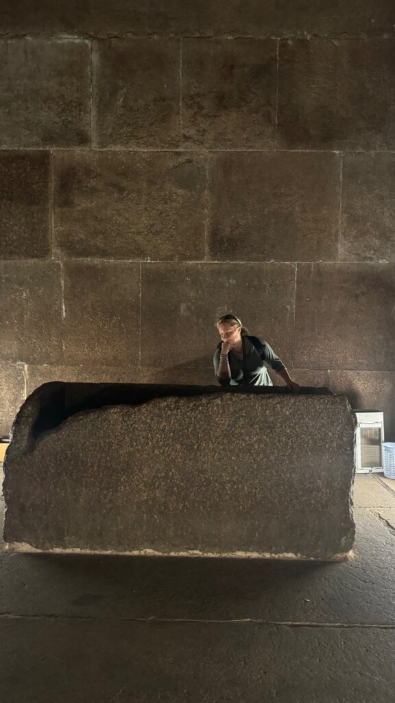 The Kings Chamber inside the Great Pyramid 